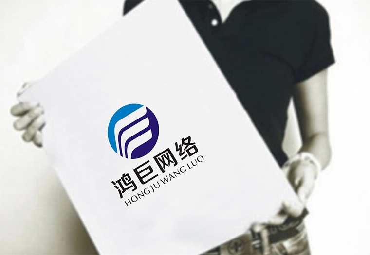鸿巨网络LOGO设计